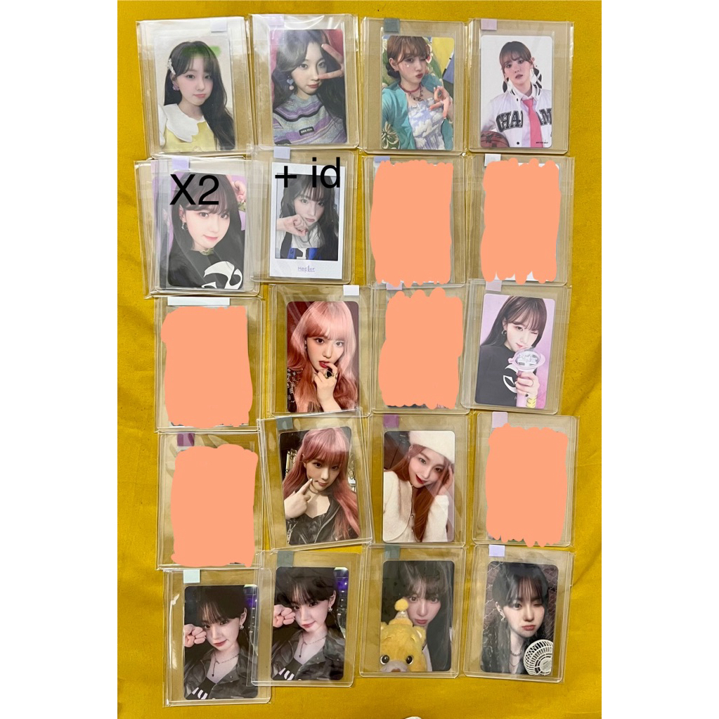 [ดีล 50 ใบ Kep1er] Photocard Xiaoting, Chaehyun, Dayeon, Yeseo, Hikaru group Kep1er