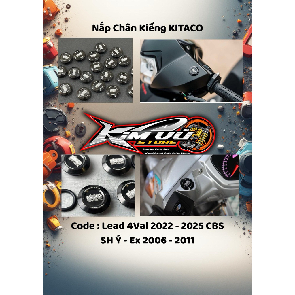 Kitaco Lead 4Val / Ex2010 / Sh Italy กระจกบังลม...