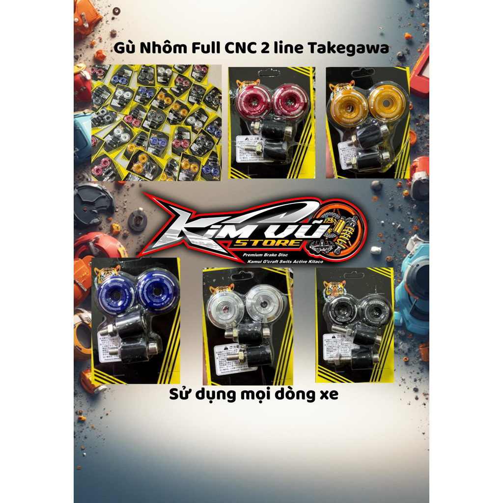 Takegawa Full CNC Aluminium Hump - (ลดล้างสต๊อก)