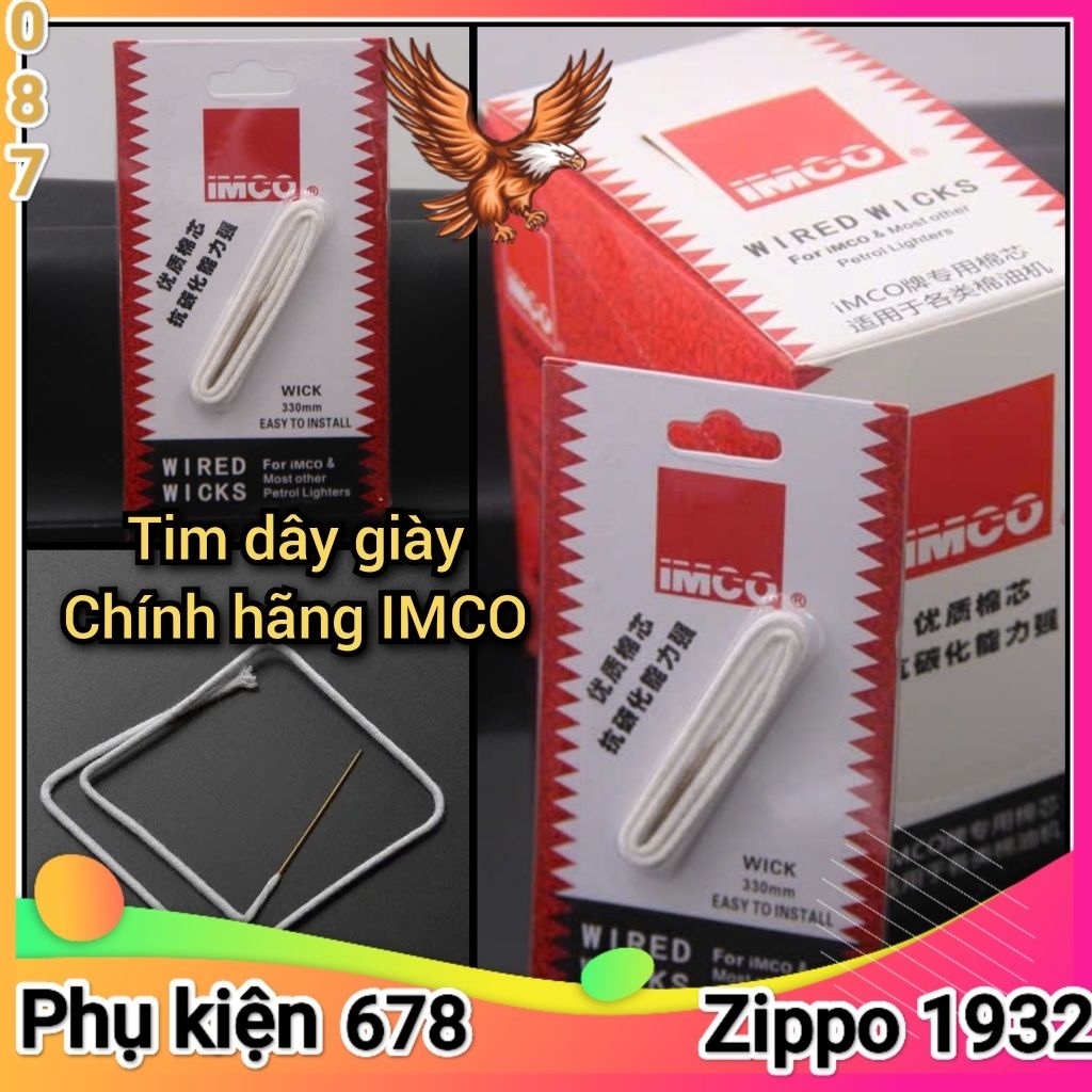 ZIPPO [อุปกรณ์เสริมซิป] หัวใจไส้ตะเกียง IMCO 33cm ของแท้