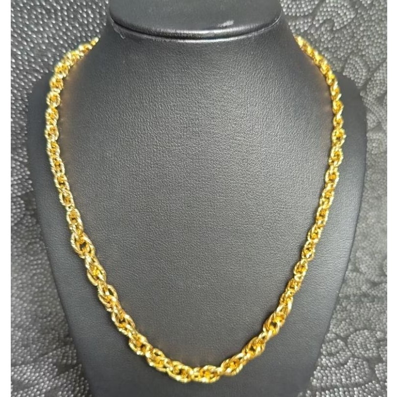 DM0062-สร้อยคอ SI ญี่ปุ่น – CLASSIC GOLD SPIRAL STRING