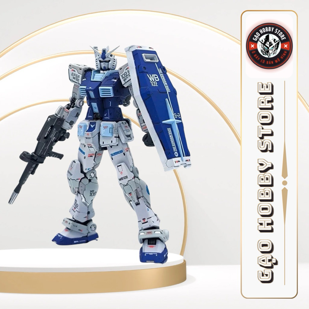 ประกอบรุ่น 1/144 RG RX-78-2 Ver 2.0 Changlong 5501 - รุ่นสีน้ําเงิน