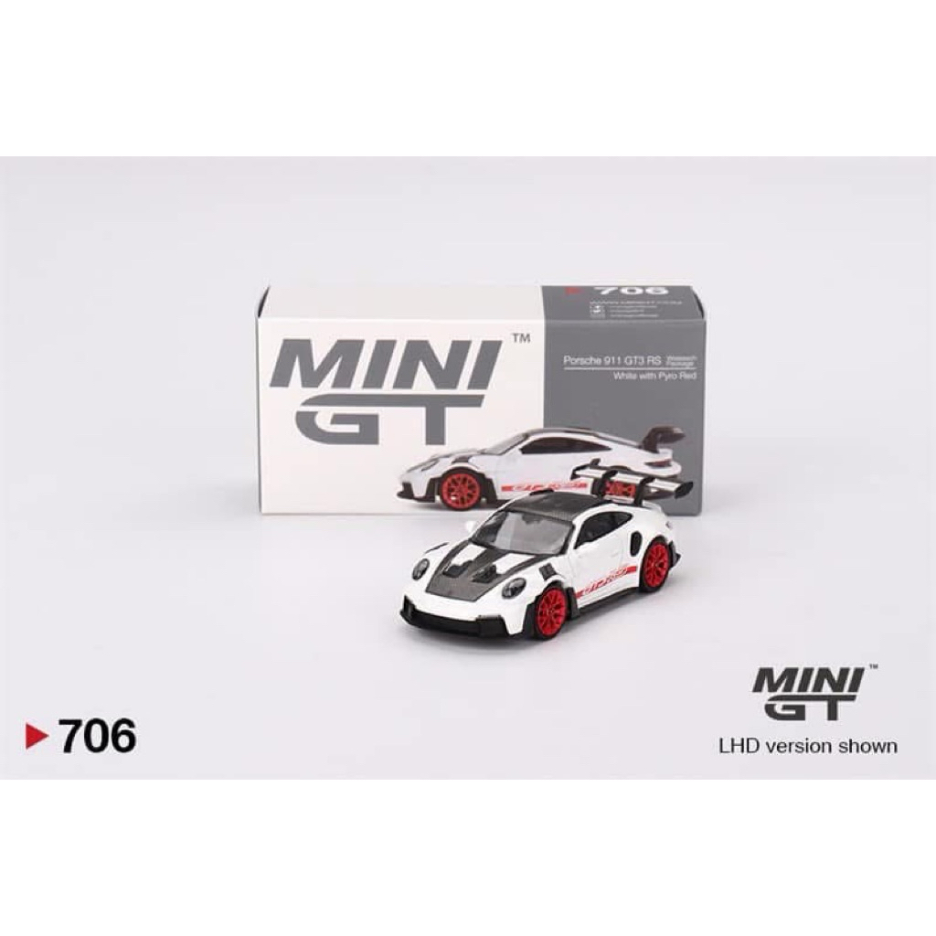 Mini GT Porsche 911 GT3 RS รถโมเดล