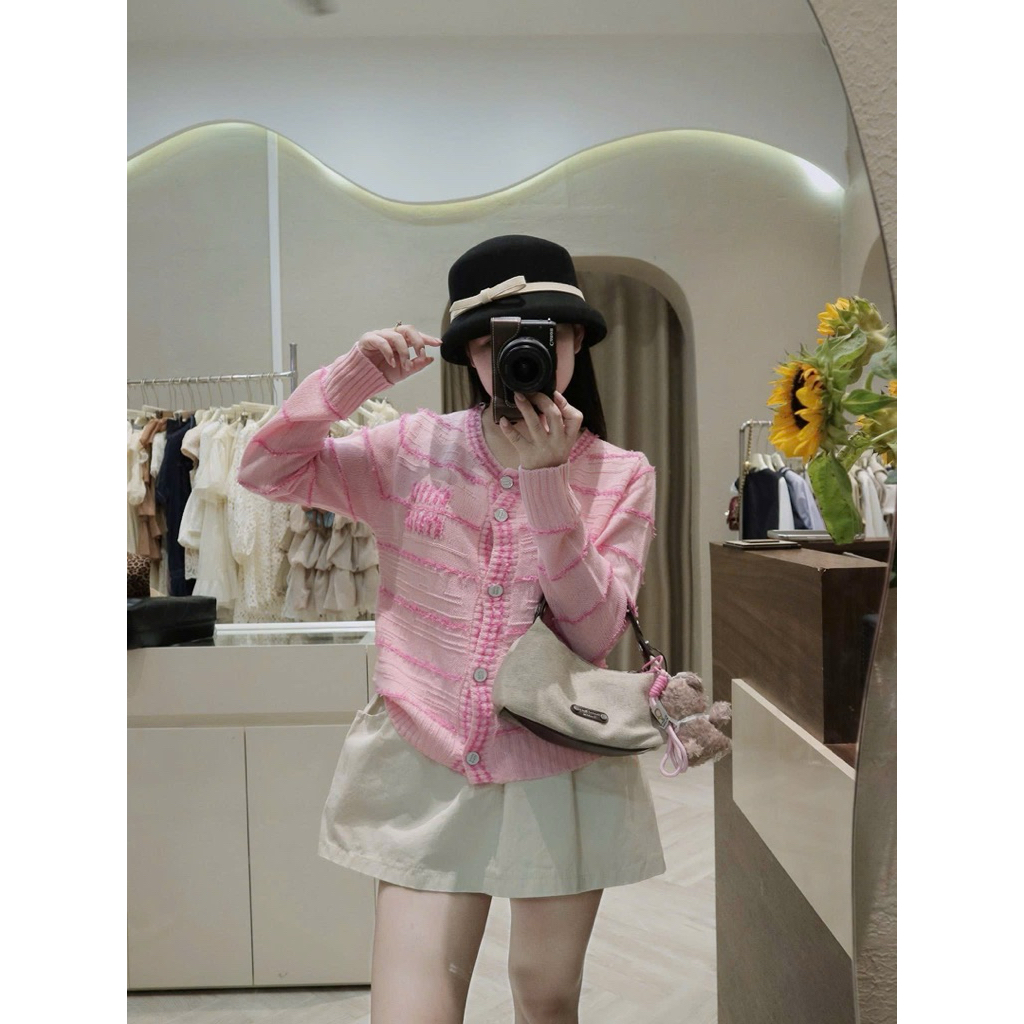 TRENDYBOUTIQUE- MINMIN PINK WOOL
