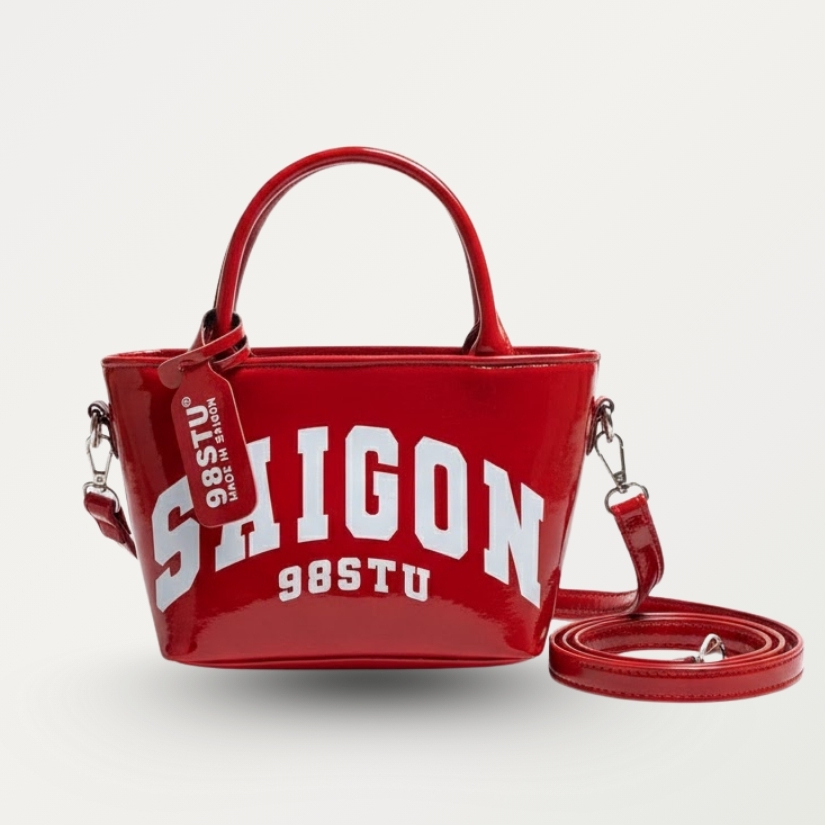 SAIGON 98STU Mini กระเป๋าถือผู้หญิงกระเป๋าสะพายข้างแฟชั่นเกาหลี - HT459