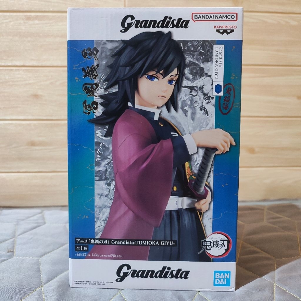 [ภาพจริง] ของแท้ Kimetsu No Yaiba - Tomioka Giyu Grandista Figure ของแท้ Bandai