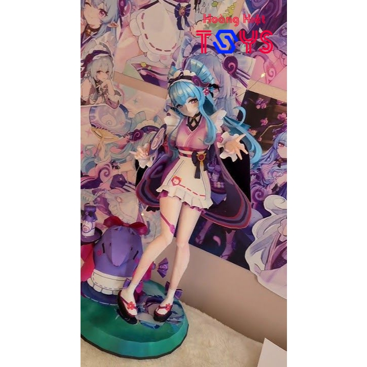 โมเดลกระดาษ อะนิเมะสาว Yumemizuki Mizuki & Yumekui-baku เกม [Genshin Impact]