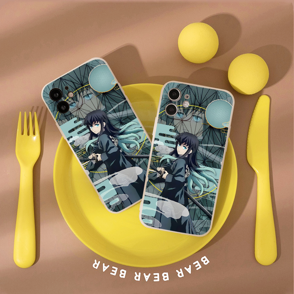 เคส iPhone Kimetsu เข้ากันได้กับ iPhone16 15 14 13 12 11Pro Max14/15/8/7/17 Plus X XS XR XS Max E900