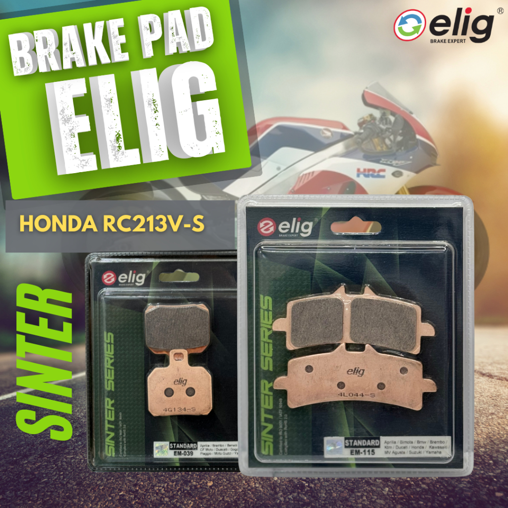 DAD TANG EMIG SINTER HONDA RC213V-S (ด้านหน้า EM-115, ด้านหลัง EM-039)