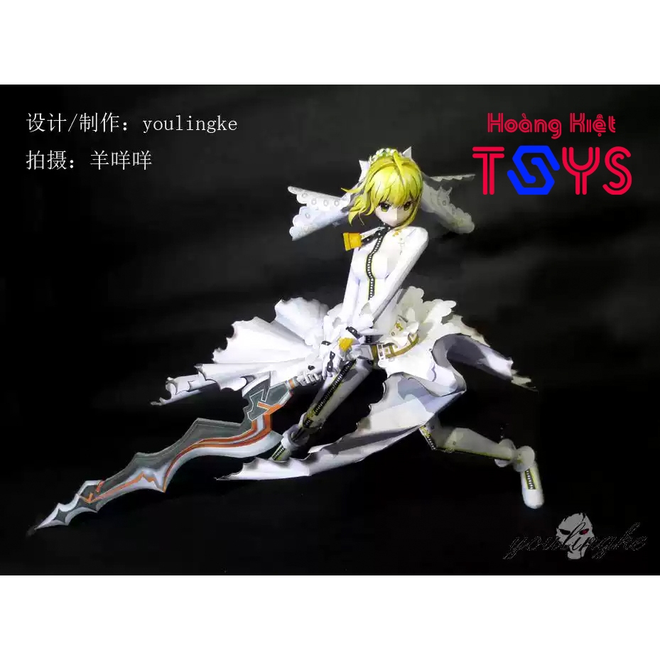 กระดาษสาวอนิเมะ รุ่น Nero Claudius Bride [FGO/Fate Stay Saber]