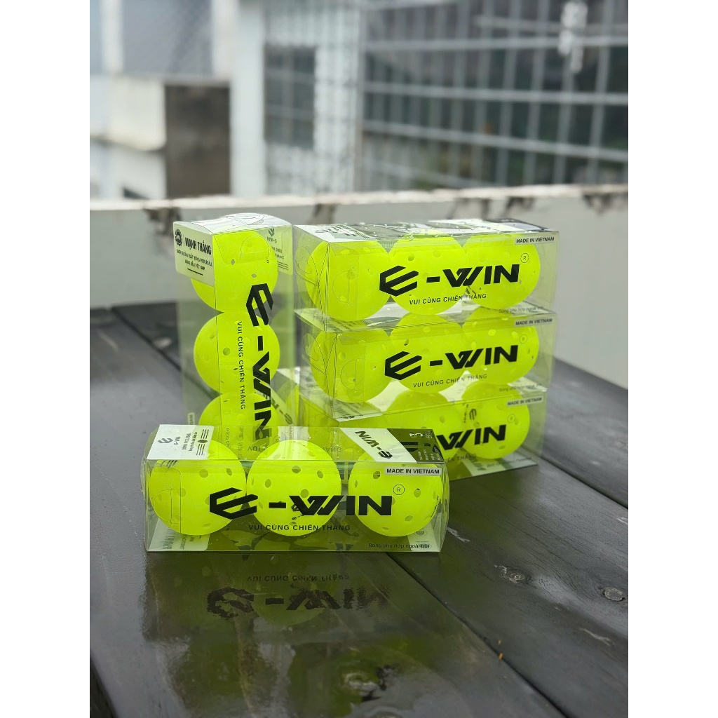 ลูกบอลฝึกซ้อมลูกดอง E-WIN จํานวน 6 ชิ้น 40 รูพร้อมเส้นผ่านศูนย์กลาง 74 มม. - ของแท้