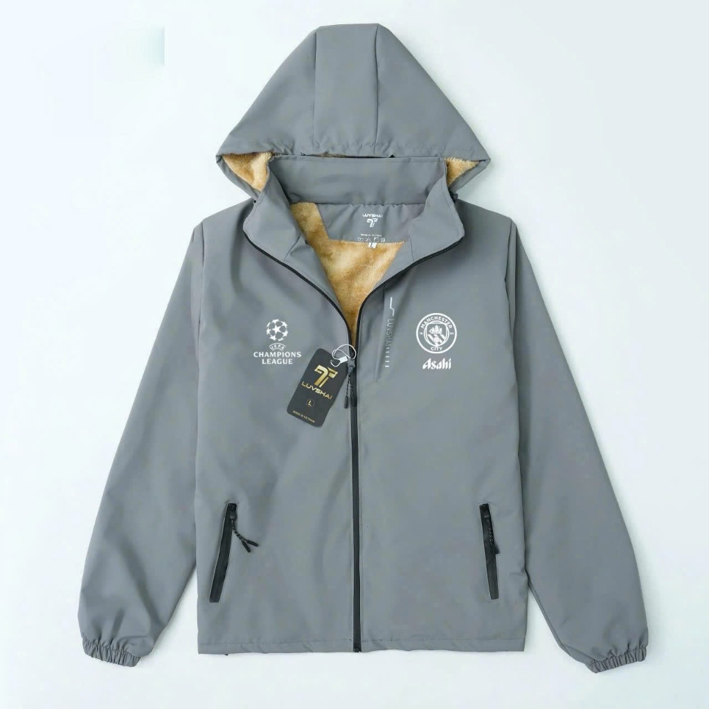 [AKGMU-CLB] MC$MC FUR-LINED WIND JACKET WITH SUPER WARM, WINDPROOF - WATERPROOF - SUPER DURABLE, SIZ