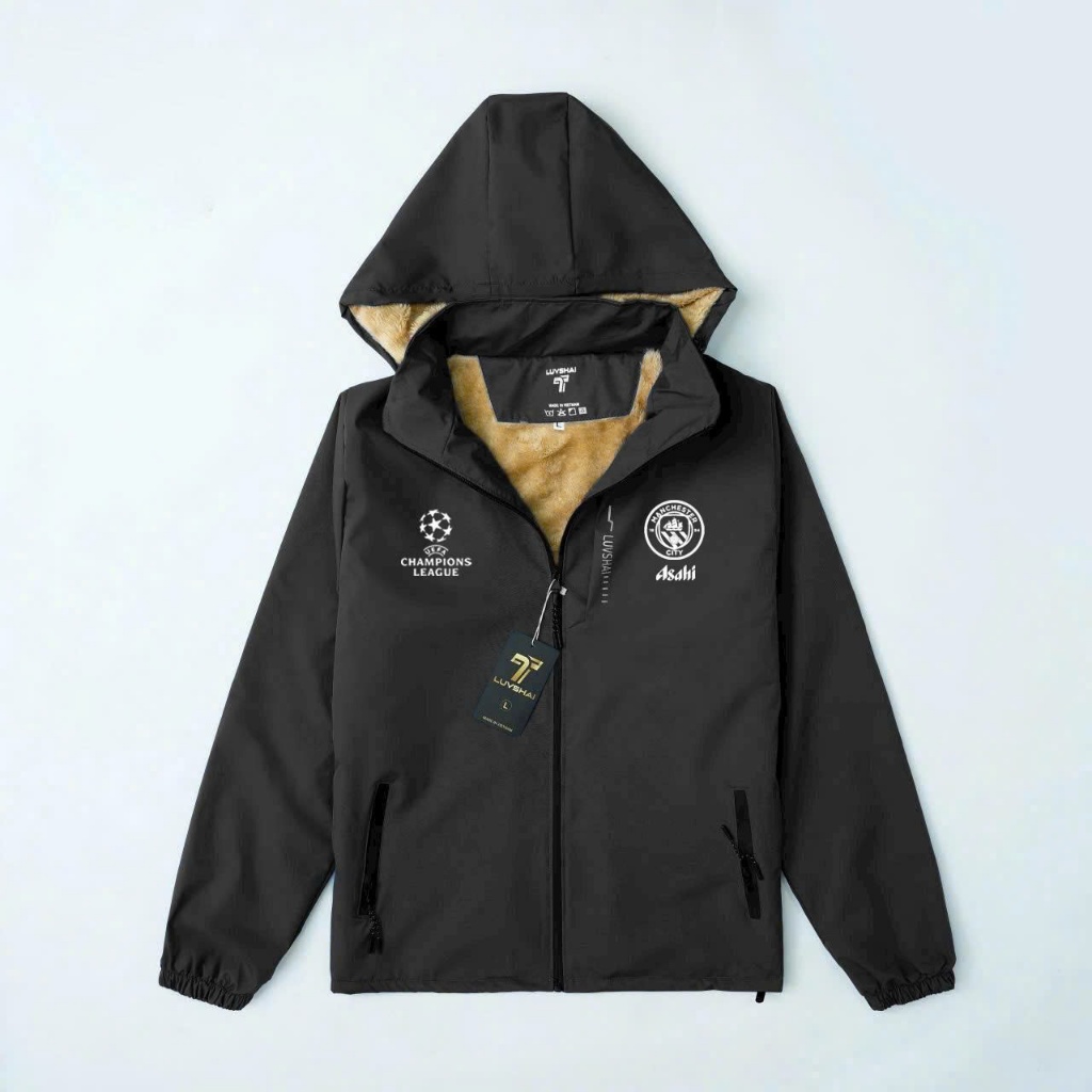 [AKGMU-CLB] FUR-LINED WINDSHIELD WITH HATS สําหรับไม้กอล์ฟมากมาย %%% - SUPER WARM, WINDPROOF, กันน้ํ