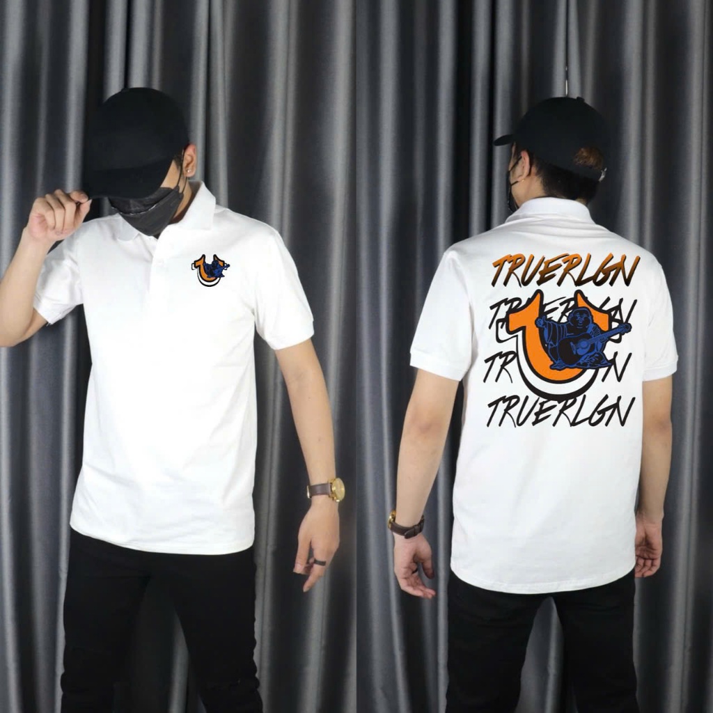 นาย เสื้อยืด Dia คอปก u ขนาดใหญ่ และหน้าดาว