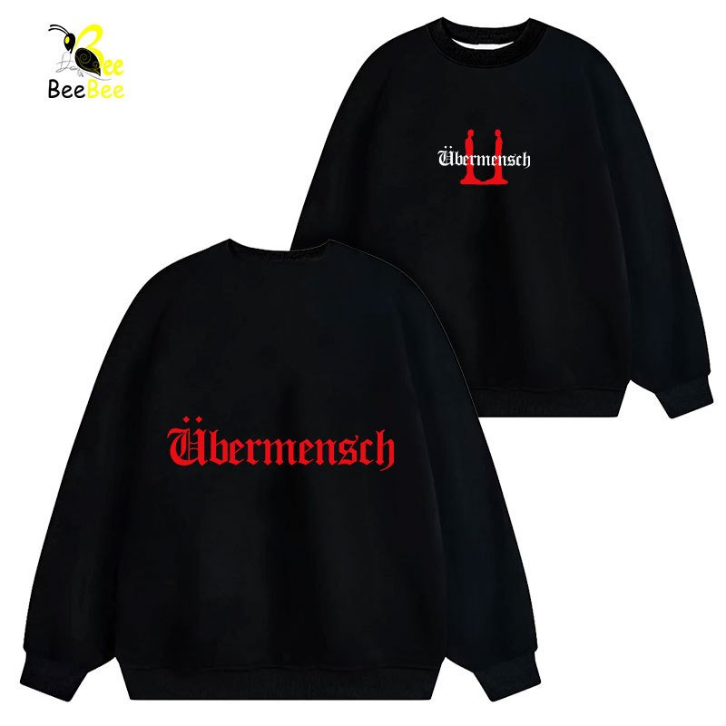 GD G-Dragon "Ubermensch" BEEsky Sweater โดย Xfire Vietnam รูปแบบโอเวอร์ไซส์ หลายสี-SW09