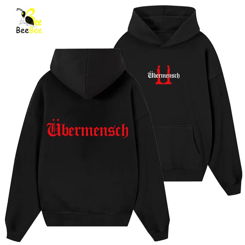 เสื้อสเวตเตอร์ GD G-Dragon "Ubermensch" HOODIE โดย Xfire Vietnam ทรงโอเวอร์ไซส์ หลากสี-HD06