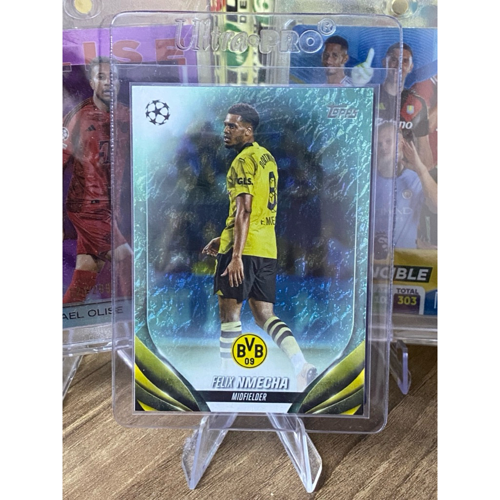 [RARE INSERT] Felix Nmecha Topps UCC 2024 Dortmund Special Insert Foil 145