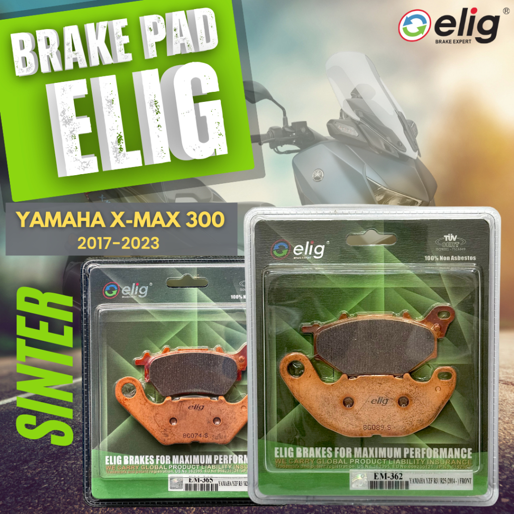 DAD TANG EMIG SINTER YAMAHA X-MAX 300 2017-2023 ( EM-362, ด้านหลัง Em-365)
