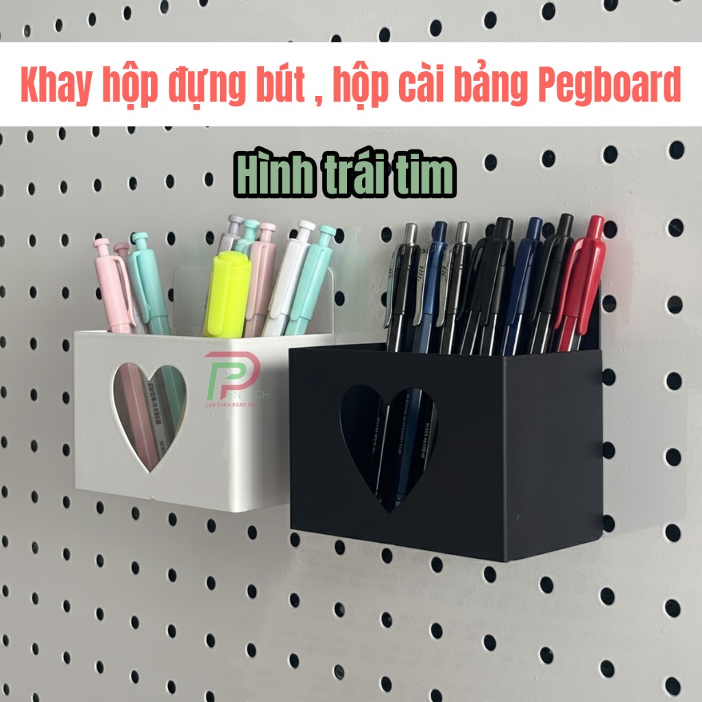 อุปกรณ์เสริม Pegboard - ที่ใส่ปากกา, ถ้วยอุปกรณ์เสริม Pegboard