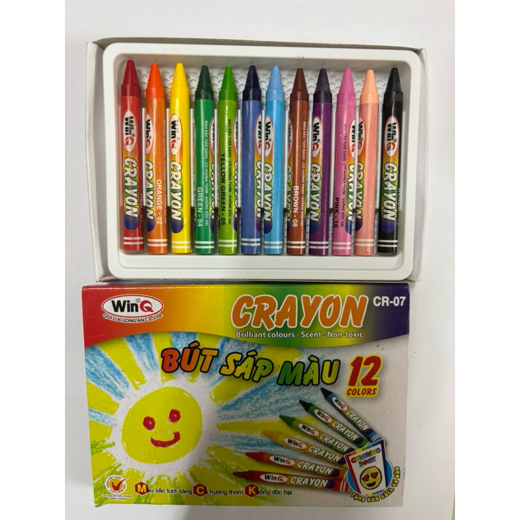 Win Q CR-07 ดินสอสี 12 สี