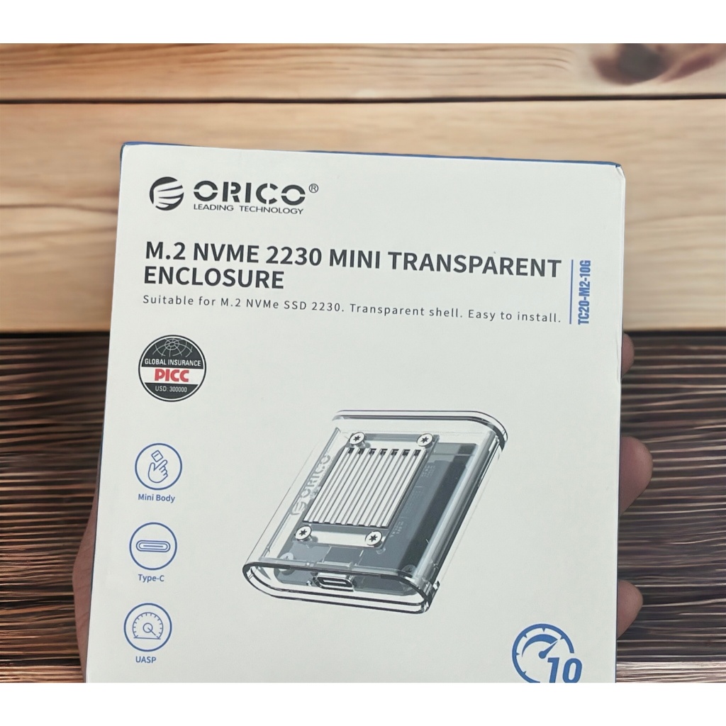ขายของแท้ ORICO 2230 NVME NEW SSD reader BOX