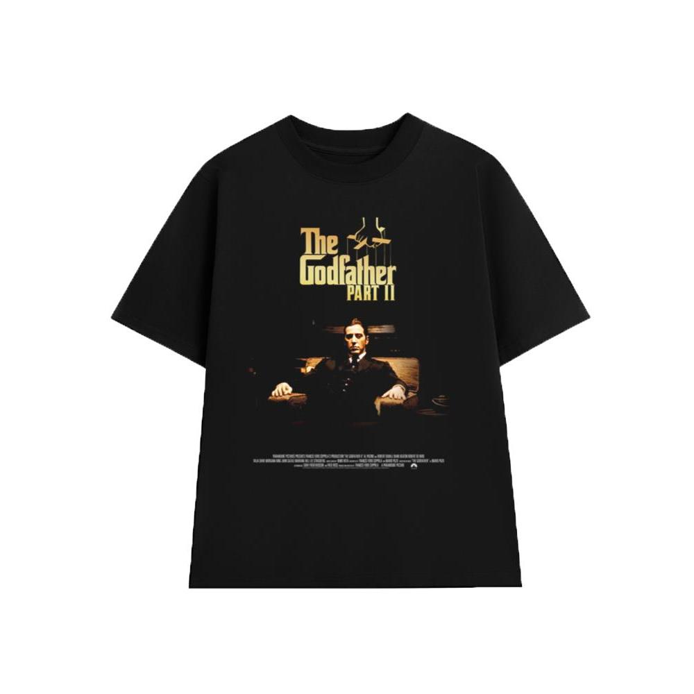 เสื้อยืด The Godfather - Godfather 002, IMDb Top 250 ภาพยนตร์, Unisex Loose Form Soft Cotton