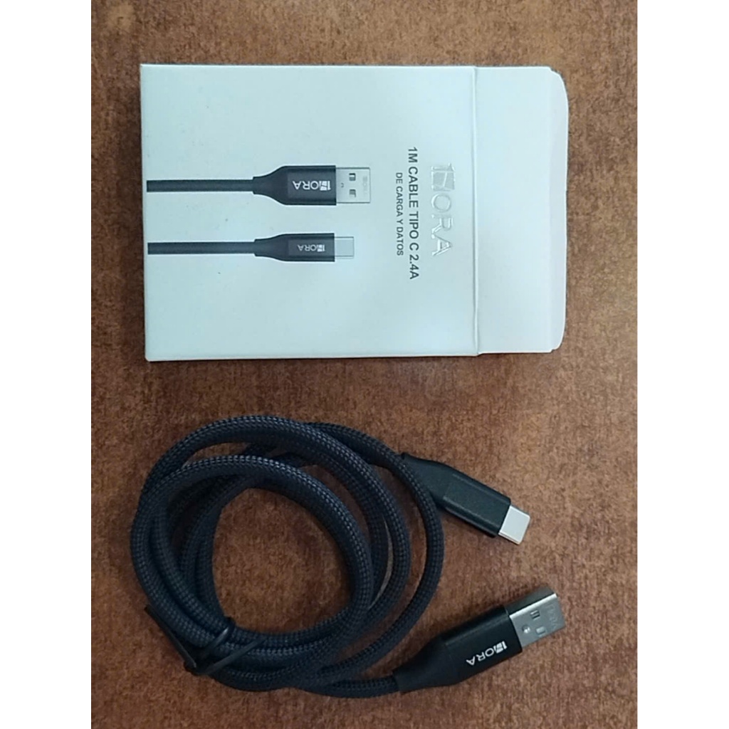 1HORA CAB249 สาย USB to Type C - ยาว 1 ม. - สายร่มชูชีพ - 12 เดือน