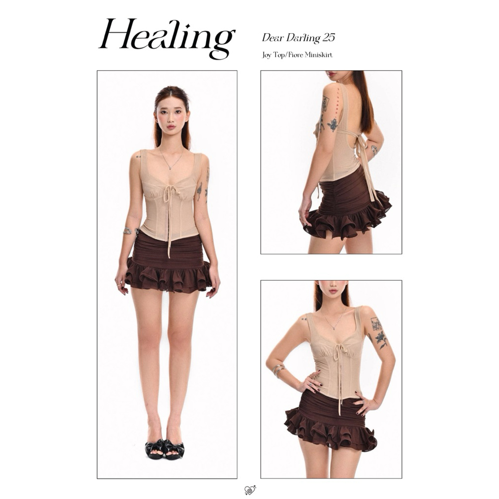 JOY TOP HEALING | เสื้อตาข่าย 2 ชั้น ปิดหน้า