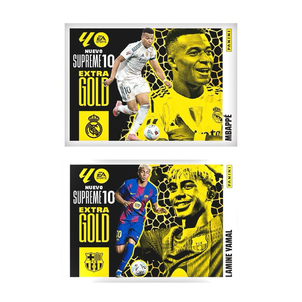 [การ์ดพิมพ์ลาย] การ์ดนักฟุตบอล Panini Laliga 25/26