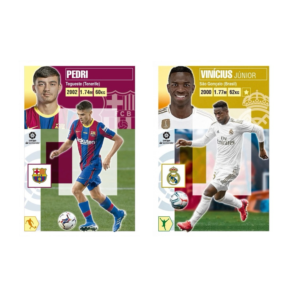 [การ์ดพิมพ์ลาย] Panini Laliga 20/21 การ์ดนักฟุตบอล