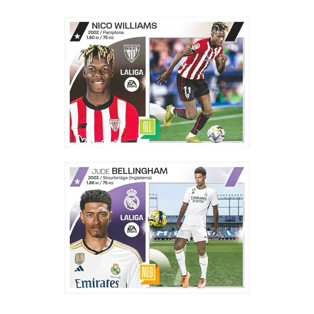 [การ์ดพิมพ์ลาย] การ์ดนักฟุตบอล Panini Laliga 23/24