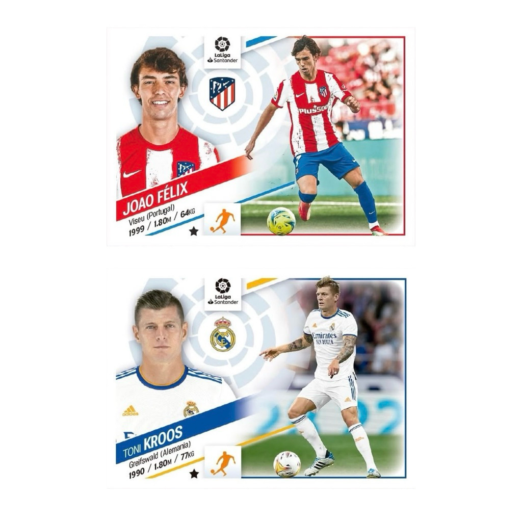 [การ์ดพิมพ์ลาย] การ์ดนักฟุตบอล Panini Laliga 22/23