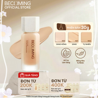 Kem Nền Dạng Lỏng BECOMING Bền Màu, Lâu Trôi Cả Ngày Dài 12g/30g