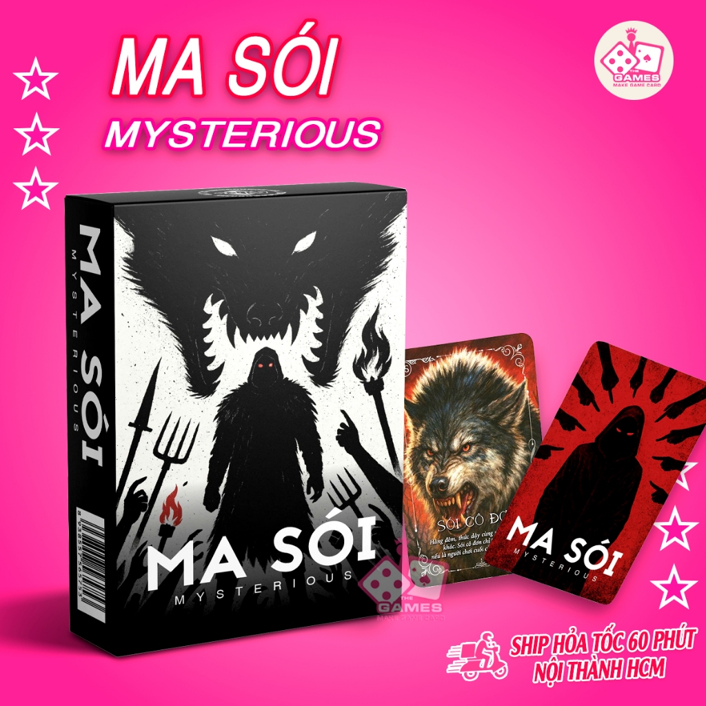 MYSTERIOUS Werewolf, Werewolf Ultimate VIETNAMESE เกมกระดานเวอร์ชั่น