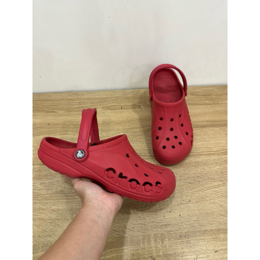 Crocs 2hand size M9-42/43 ใหม่เอี่ยม ภาพถ่ายจริง