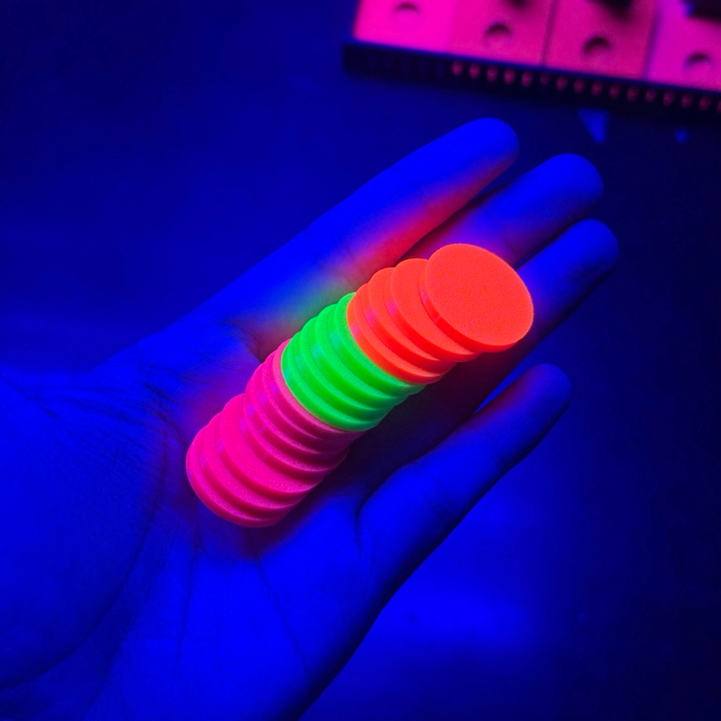 นีออนแบนปะการัง Frag Plug 3D พิมพ์ PETG, ปลอดภัย Reef