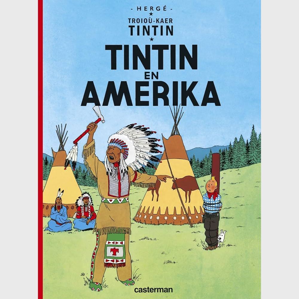 หนังสือฝรั่งเศส - Tintin - Tome 3 - Tintin en Amerique