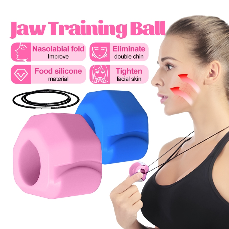 Jawsize Jaw Size ลูกบอลออกกําลังกายกราม เคี้ยว Mewing Jawliner อุปกรณ์ออกกําลังกาย