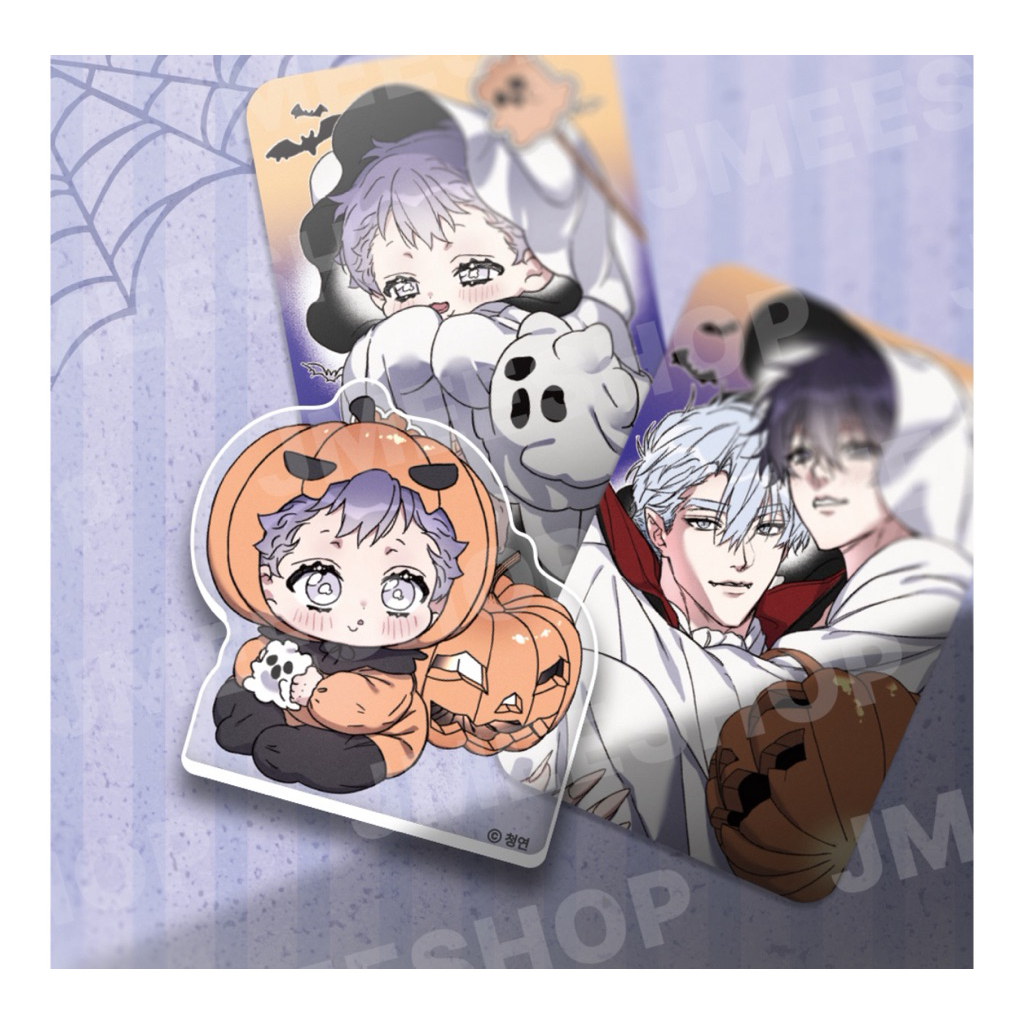 [OD] บล็อก + การ์ด Manhwa 2 ใบ Bl ver Halloween Track You, 1995, Gale official