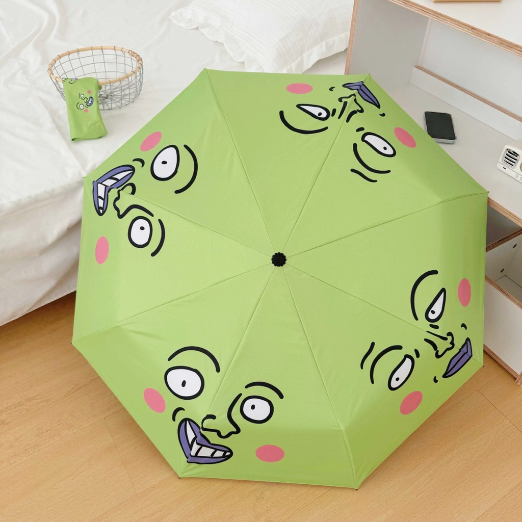 UNIQUE FOLDING GREEN MONSTER UMBRELLA