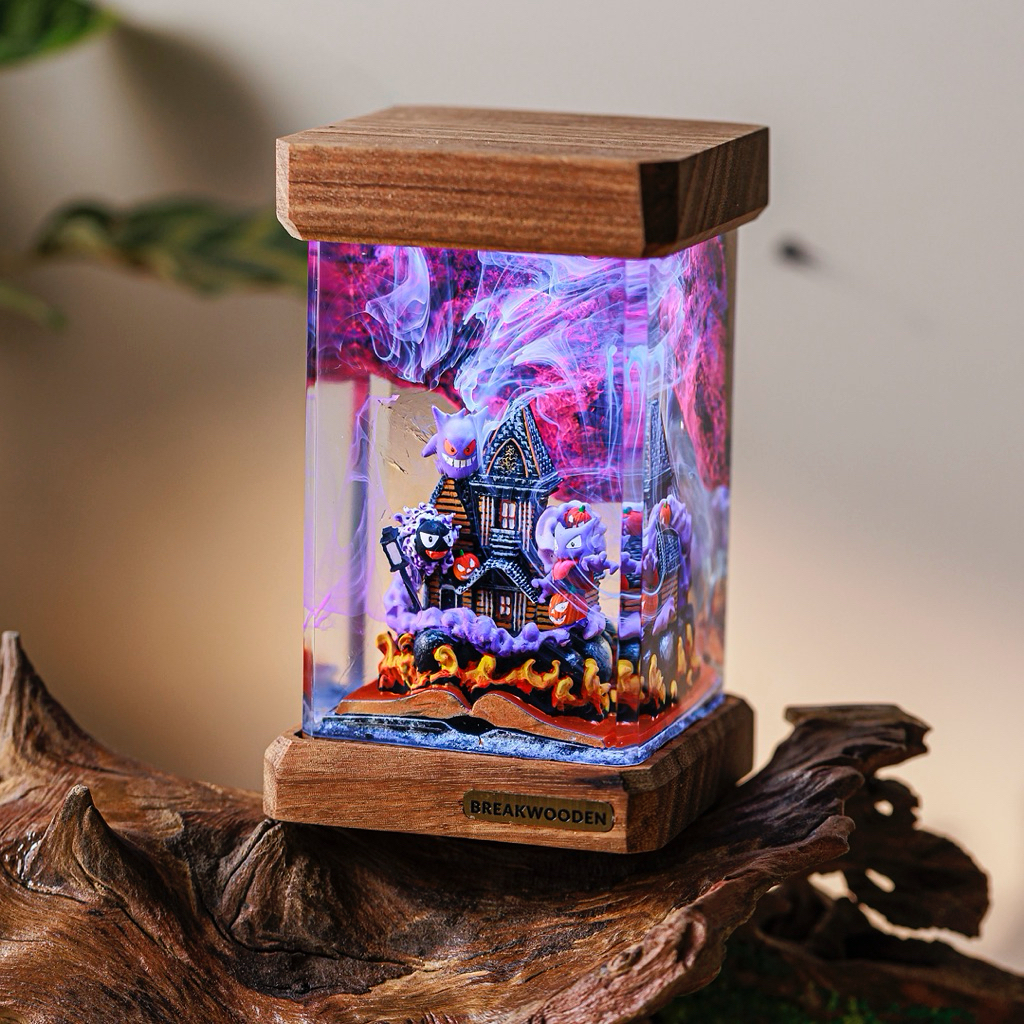 Gengar Pokemon Lamp - Halloween ,Gift Halloween custom Manga,Anime