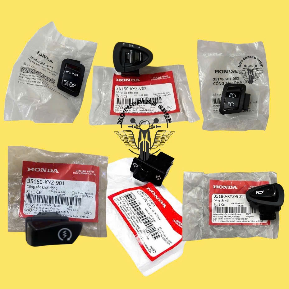 ปุ่มสวิตซ์รถยนต์แท้ Sh 125/150 2013-2016 35190K66V11 35150KYZ 35160KYZ 35170K01 35180KYZ901 35200KYZ