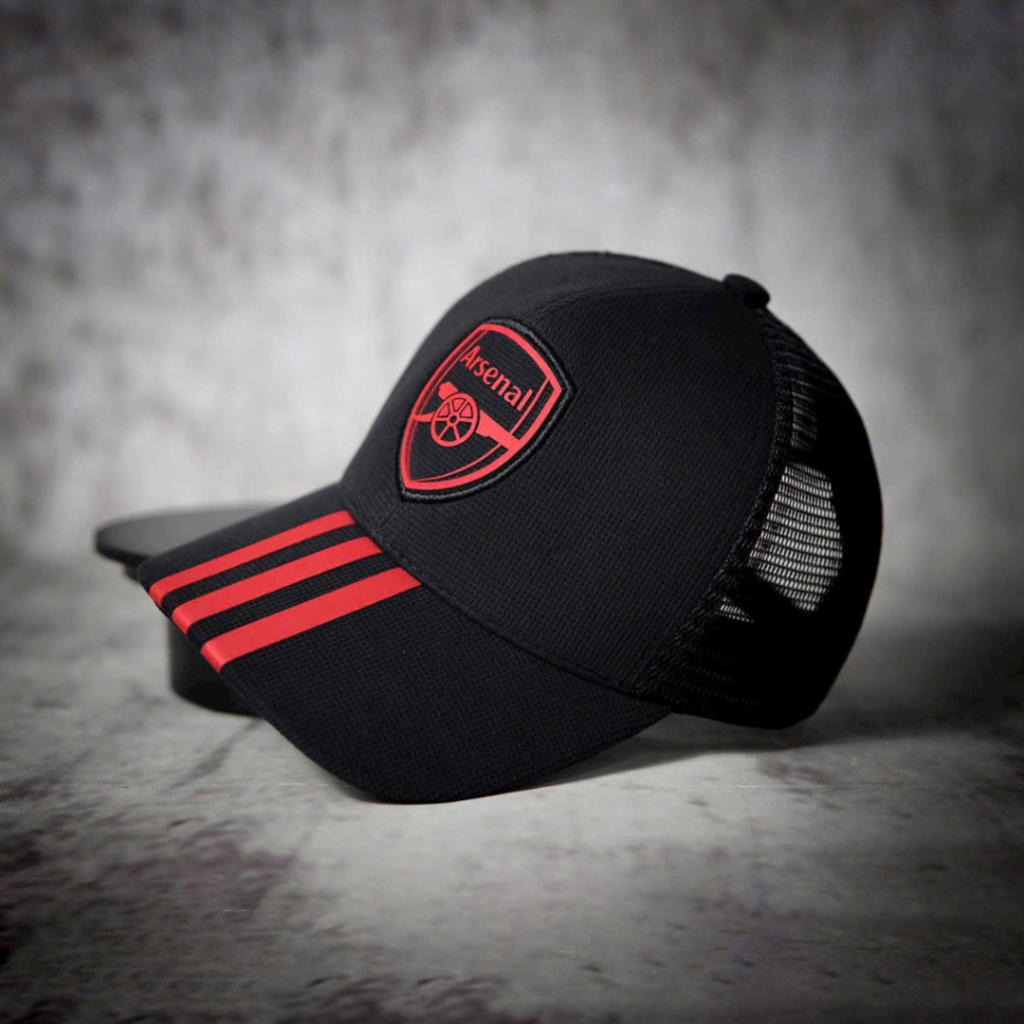 หมวกและหมวกแก๊ป Arsenal Club Trucker ผ้าสีกากี มีตาข่าย แฟชั่นสวยและดีสุดๆ