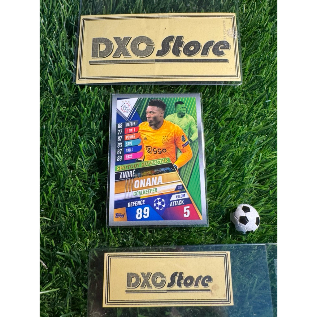 [ ของแท้ ] - SHUTOUT SUPERSTAR - TOPPS MATCH ATTAX 101 2020 - ANDRE ONANA (AJAX)