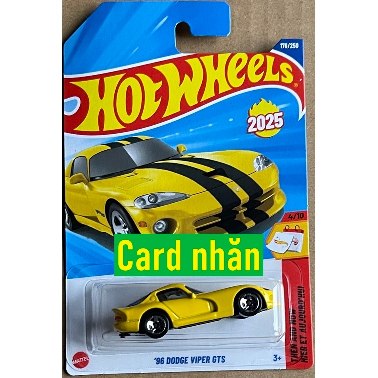 Hot Wheels 1996 96 Dodge Viper GTS muscle pony sports car model