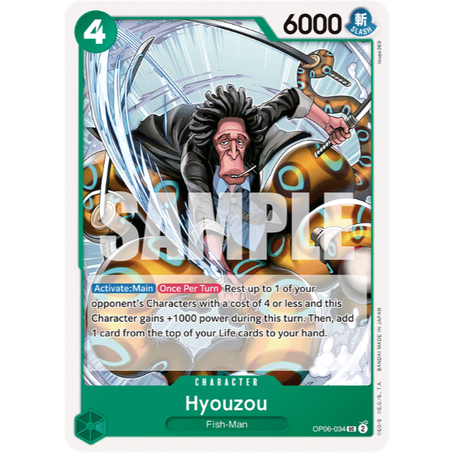 [การ์ดวันพีซ] OP06-034 | UC UC | CHARACTER Hyouzou