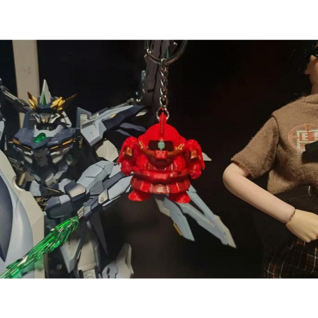 Zaku มินิหุ่นยนต์รุ่น / พวงกุญแจ – ฟิกเกอร์ 3D Mecha สุดเจ๋ง rg sazabi changlong 5503
