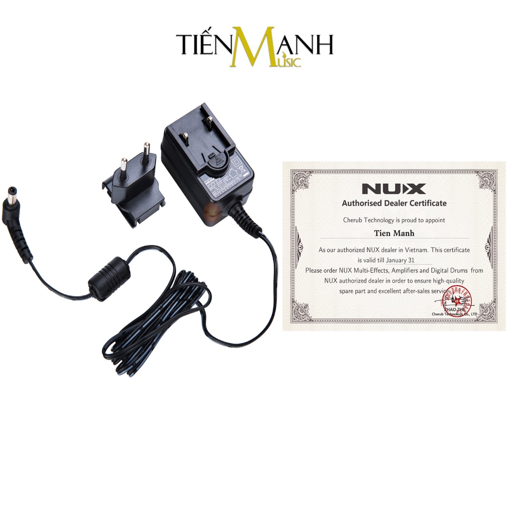 ของแท้ Nux 9V Power Adapter สําหรับกีตาร์เหยียบ - Fuzz Power Supply Adapter AC-DC สําหรับ Boss, Zoom