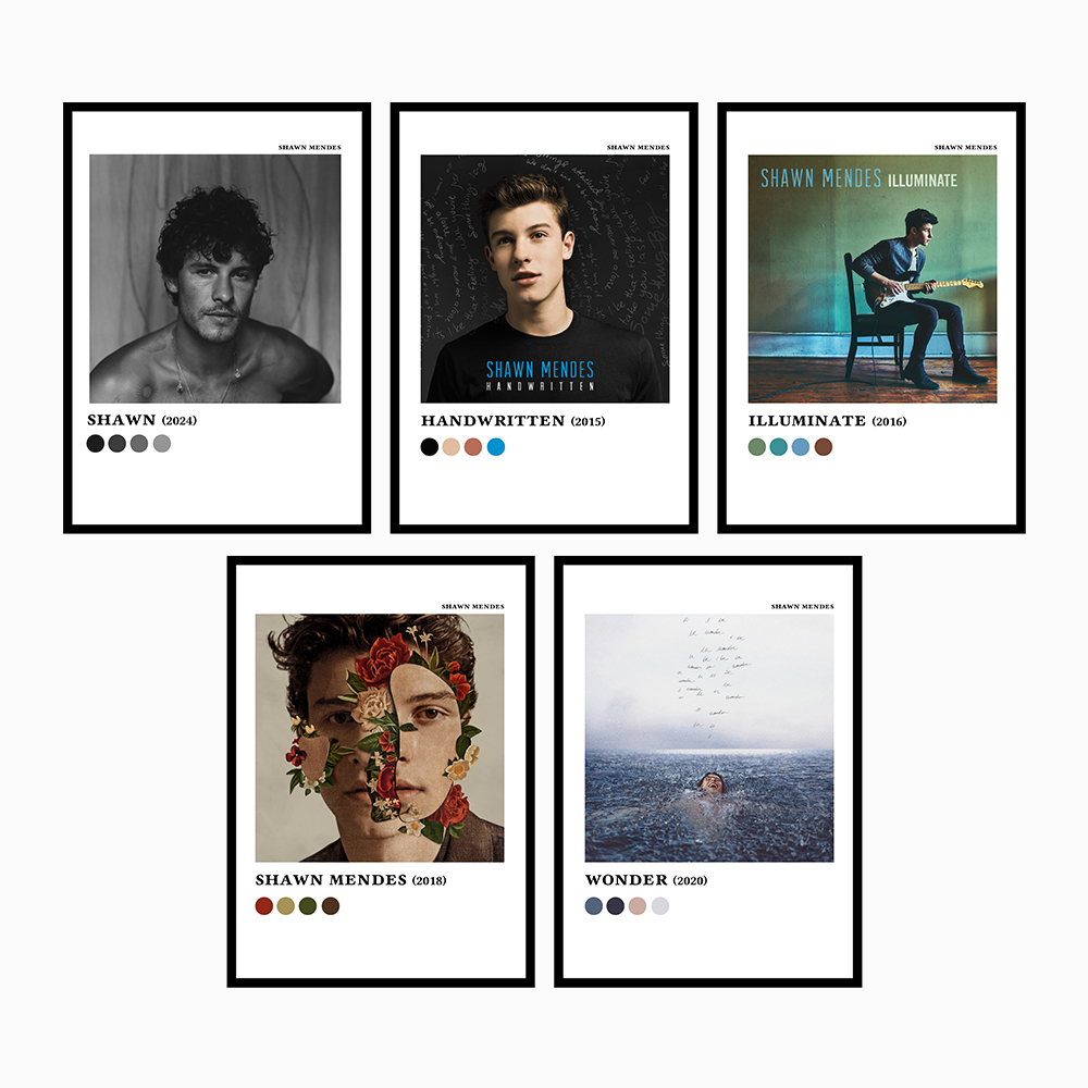 Shawn Mendes – อัลบั้มไวนิล Shawn Mends Illuminate Wonder Shawn ประวัติภาพ