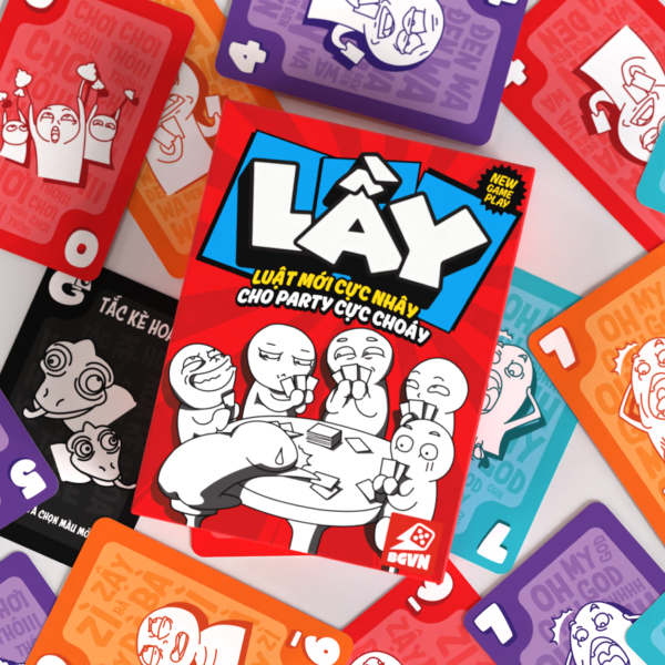 ใหม่ Muddy - Muddy -Len card Combo and Party game PURPLE FLY Find สนุกและโคลนสุด ๆ รุ่นขยายจาก LONG